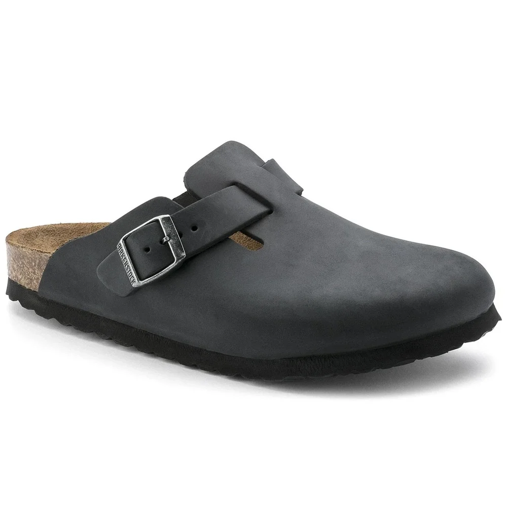 Birkenstock Boston Black Oiled Leather, EU 42 US L 11 / M 9